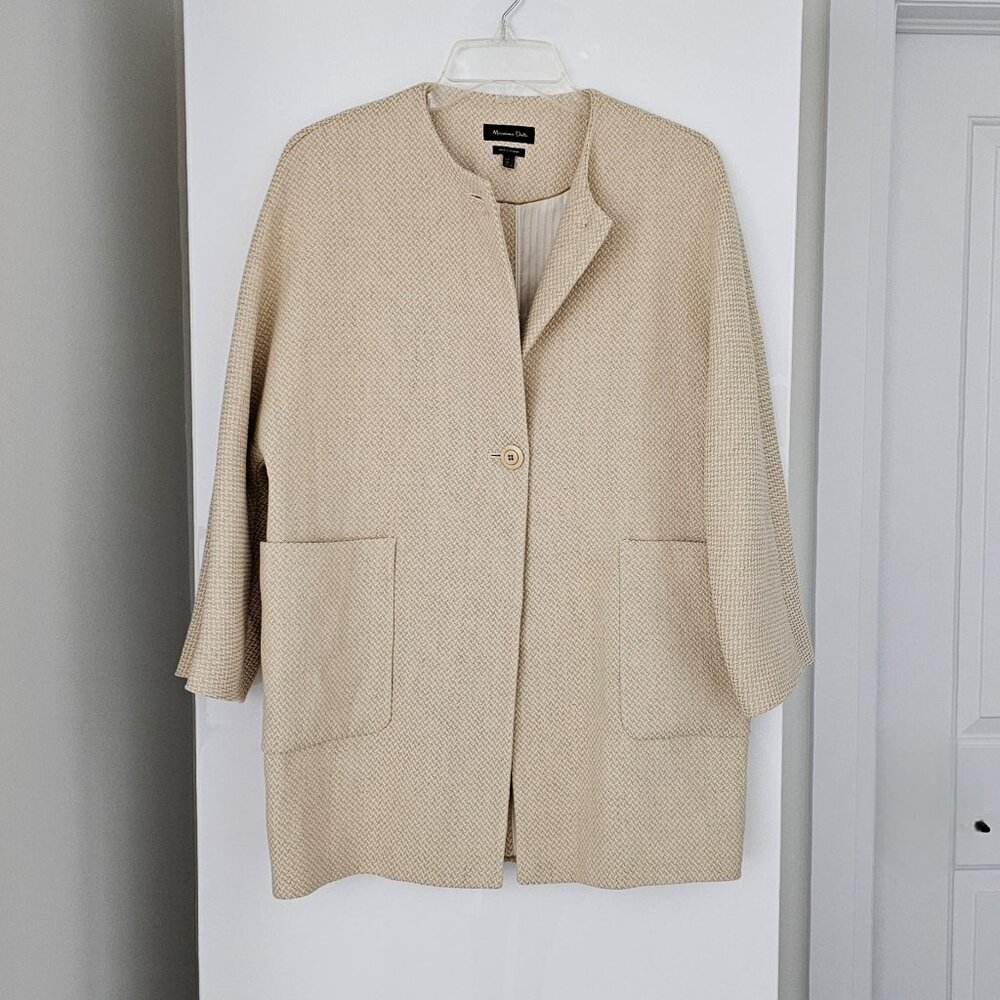 Massimo Dutti Linen Coat- Gorgeous! - Picture 5 of 16